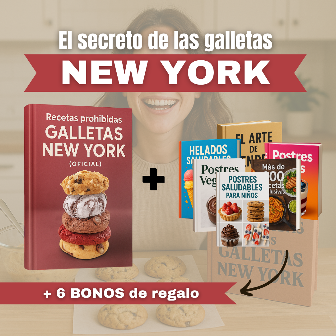 El secreto de las galletas New York + 6 BONOS de regalo🎁