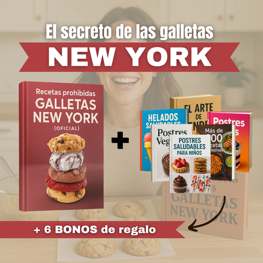 El secreto de las galletas New York + 6 BONOS de regalo🎁